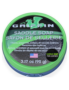 Jabón de Cuero Griffin 90g - Limpieza y Acondicionamiento