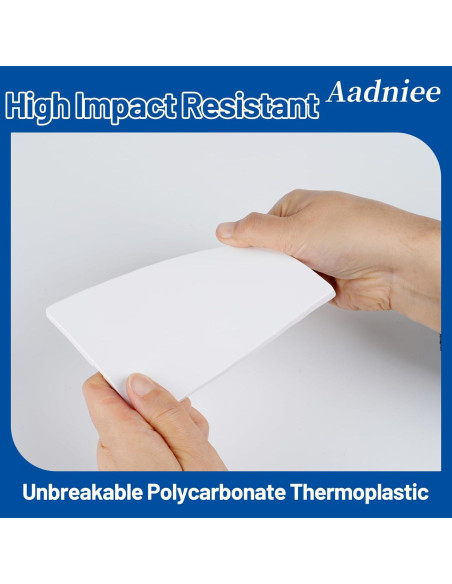 Placas de Pared Sin Tornillos Aadniee 1 Gang 5 Piezas Blanco