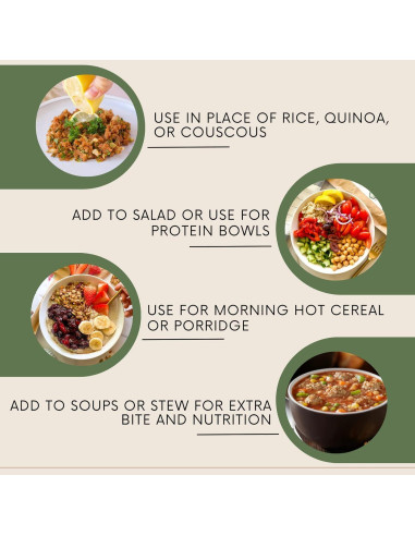 Fonio Africano Shipetaukin 794g - Sin Gluten, Vegano, Nutritivo