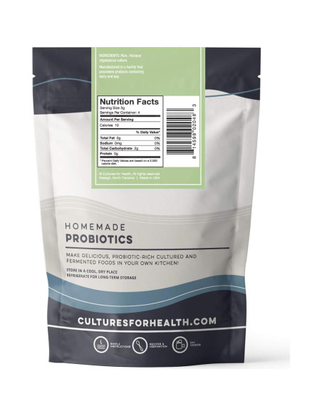 Paquete de Proteína Vegana Cultures for Health | 8 Paquetes de Tempeh y Natto Sin Soja