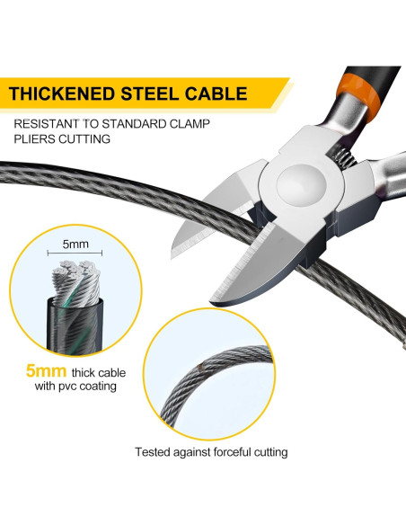 Candado de Cable de Combinación DELSWIN 4 Dígitos con 3 Cables