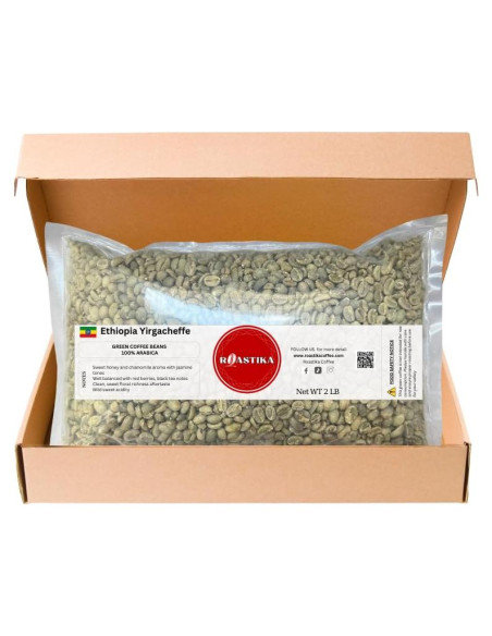 Café Verde Premium Roastika Etiopía Yirgacheffe 907g
