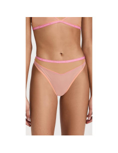 Tanga de mujer Calvin Klein CK One Sheer Pride Mediano Naranja 2