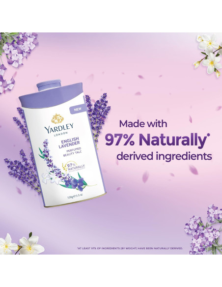 Talco Desodorante Perfumado Lavanda Inglesa Yardley 100 g