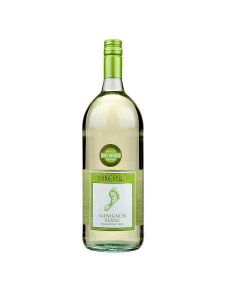 Vino Blanco Barefoot Sauvignon Blanc 1.5 L - Refrescante