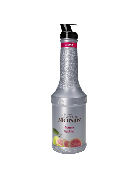 Puré de Guayaba Monin 1L - Vegano, Sin Gluten, No OGM
