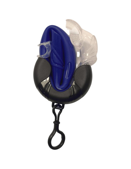 Snorkel Plegable de Silicona Scuba Choice 38 cm Azul