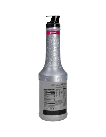 Puré de Guayaba Monin 1L - Vegano, Sin Gluten, No OGM