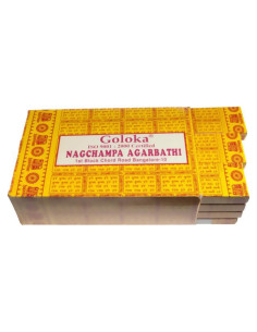 Incienso Goloka Nag Champa 250g - Varitas Naturales de Sándalo