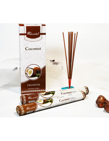 Incienso de Coco VARITA VATIKA | 120 Varitas | Aromaterapia