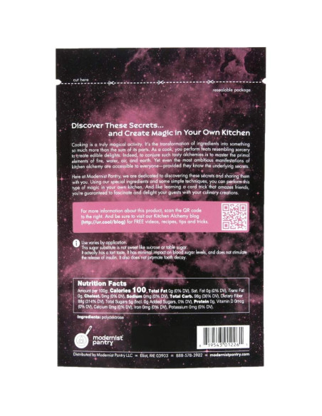 Polvo de Polidextrosa Pura Vegan 200g - Libre de Gluten Kosher