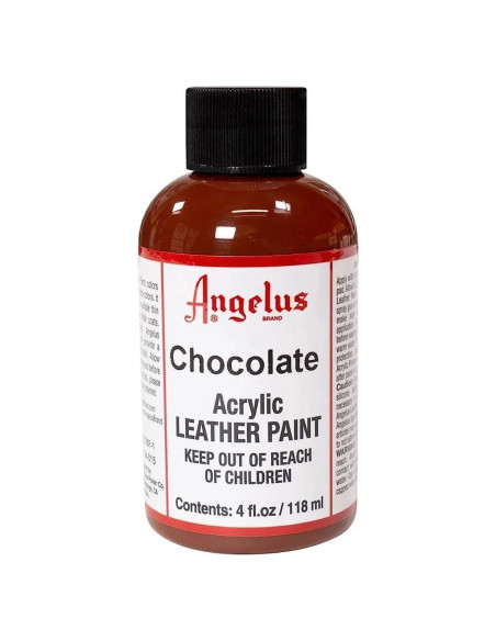 Pintura Acrílica para Cuero Angelus 118ml Chocolate