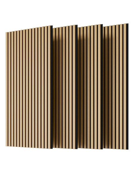 Paneles Acústicos VeloTek 3D de Madera 115x60 cm (4-Pack)