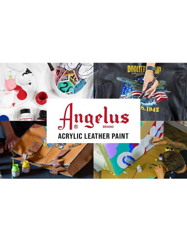 Pintura Acrílica para Cuero Angelus 118ml Chocolate
