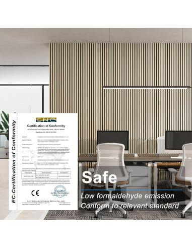 Paneles Acústicos VeloTek 3D de Madera 115x60 cm (4-Pack)