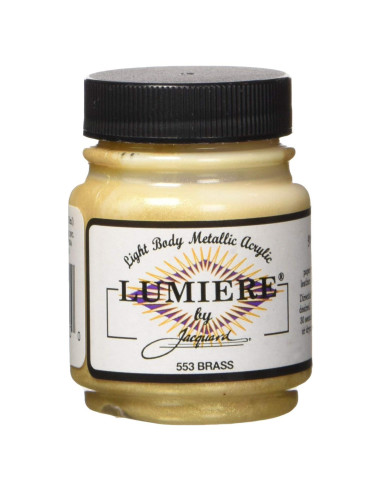 Color Acrílico Jacquard Lumiere 63.5 g - Latón, Alta Pigmentación