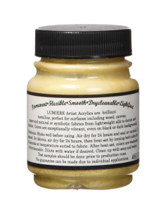 Color Acrílico Jacquard Lumiere 63.5 g - Latón, Alta Pigmentación 2