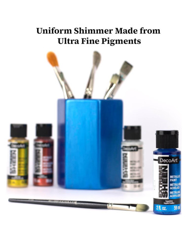 Set de Pintura Acrílica Metálica DecoArt Extreme Sheen 24 Colores