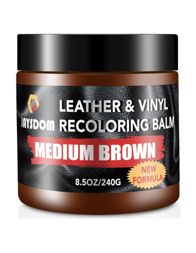 Bálsamo Recoloración de Cuero JAYSDOM 240ml Marrón Medio