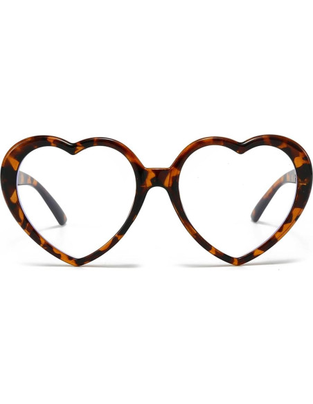 Gafas de Lente Claro NIDOVIX Corazón Vintage Rojas