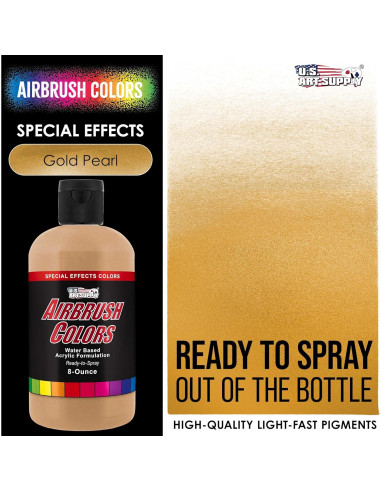 Pintura Acrílica Oro Perlado Suministro de Arte 236.6 ml