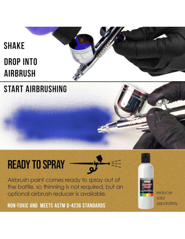 Pintura Acrílica Oro Perlado Suministro de Arte 236.6 ml