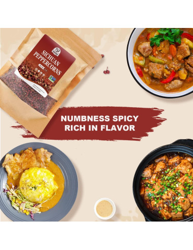 Pimienta de Sichuan 52USA 113.4 g - Sabor Fuerte y Aromático