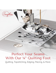 Pie de Acolchado 1/4" Sewphee con Guía - Compatible con Brother 2