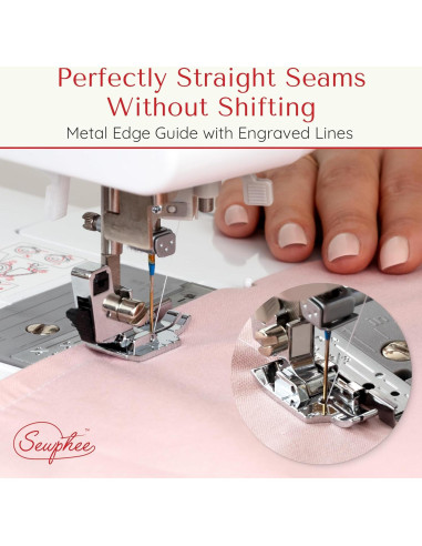Pie de Acolchado 1/4" Sewphee con Guía - Compatible con Brother