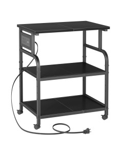 Soporte para Impresora Grande YAOHUOO 3 Niveles con Toma de Corriente