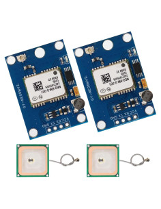 Módulo GPS GY-NEO6MV2 LUIRSAY con Antena Cerámica 2PCS