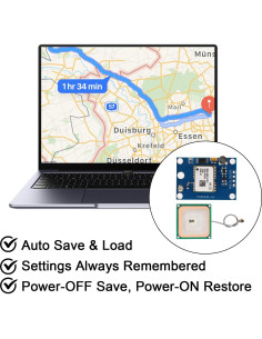 Módulo GPS GY-NEO6MV2 LUIRSAY con Antena Cerámica 2PCS 2