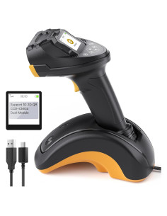 Escáner de Código de Barras Inateck N6001-BK Inalámbrico 2D/1D