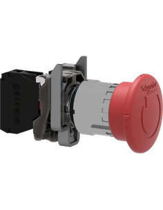 Botón de Parada de Emergencia Schneider Electric XB4BS8442 40mm 2