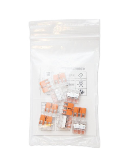 Conectores Compactos Wago 221-413 3 Conductores Paquete 10