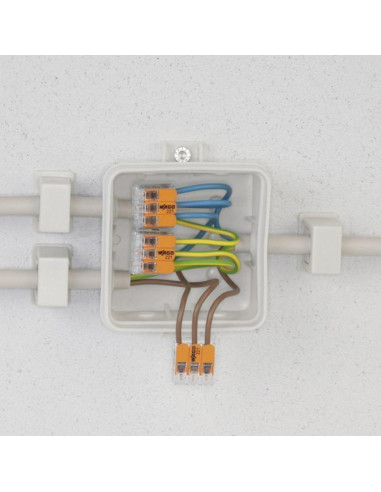 Conectores Compactos Wago 221-413 3 Conductores Paquete 10