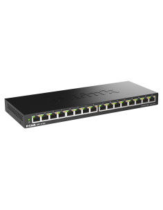 Switch Ethernet D-Link DGS-1016S 16 Puertos Gigabit Plug and Play