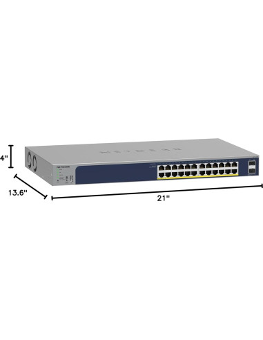 Switch PoE Gigabit NETGEAR GS724TP 26 Puertos Gestionado