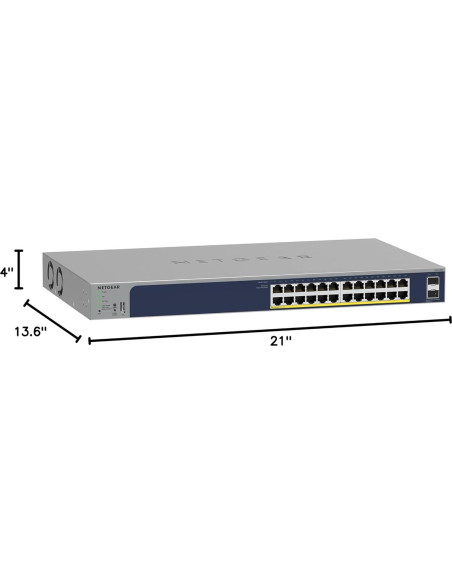 Switch PoE Gigabit NETGEAR GS724TP 26 Puertos Gestionado