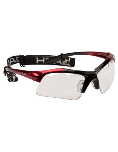 Gafas de Racquetball HEAD Raptor Anti Niebla UV Rojo