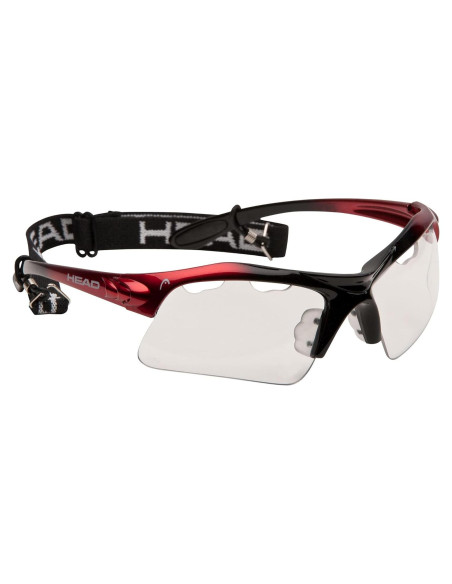 Gafas de Racquetball HEAD Raptor Anti Niebla UV Rojo