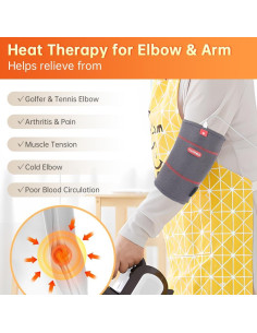 Funda Calentadora USB para Codo Comfheat - Terapia de Calor Ajustable 2