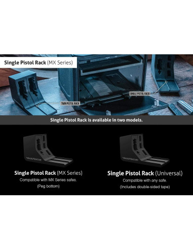 Soporte Modular para Pistolas VAULTEK - Almacenamiento Vertical