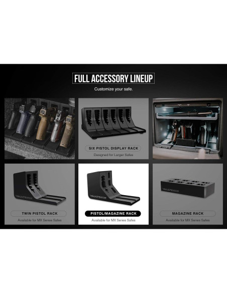 Soporte Modular para Pistolas VAULTEK - Almacenamiento Vertical