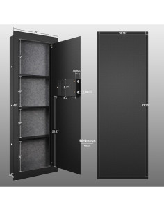 Caja Fuerte Biométrica LANGGER V Oculta Pared 26.4kg 2