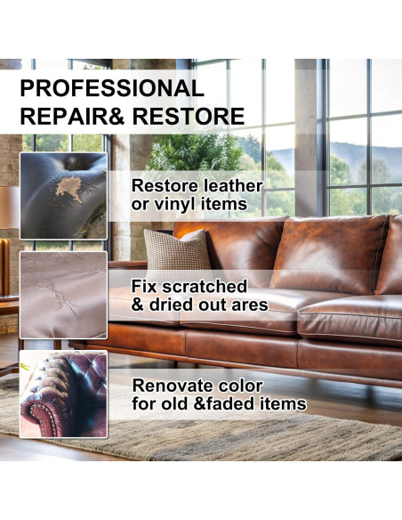 Bálsamo Restaurador de Color de Cuero JROGIF Marrón Medio 240g