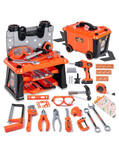 Juego de Herramientas para Niños REXBETI con Taladro 1.92kg