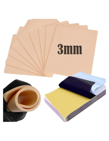 Kit de Práctica de Tatuajes Urknall 30 Piezas 3mm Piel Falsa