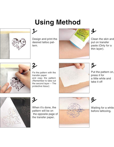 Kit de Práctica de Tatuajes Urknall 30 Piezas 3mm Piel Falsa