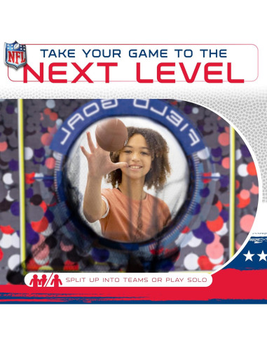 Juego de Lanzamiento de Fútbol NFL Franklin Sports - Objetivo sobre Puerta + 4 Mini Balones